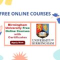 University of Birmingham Free Online Courses