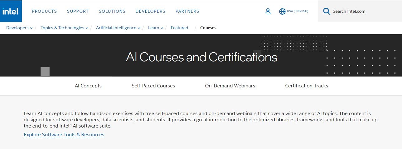 Intel Online Courses