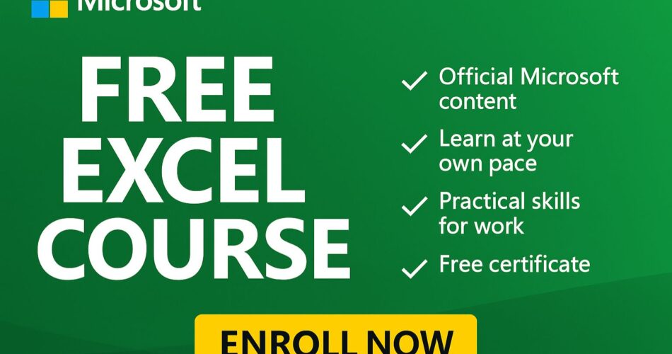 Free Online Excel Course